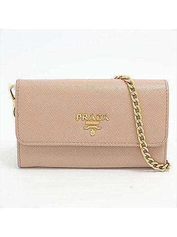 Prada Prada Saffiano Leather Wallet/Coin Purse, Compact Wallet, Business Card Holder/Card Case for Women (view 1)