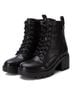 XTI Black Women's Combat Booties Size 8 - photo 3