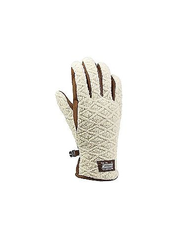 Gordini Women's Argyle Gloves in Oatmeal (view 1)