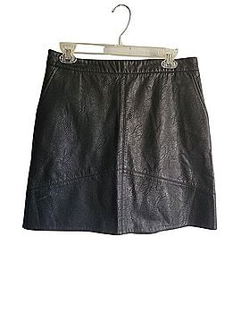 Zara Faux Leather Skirt (view 1)