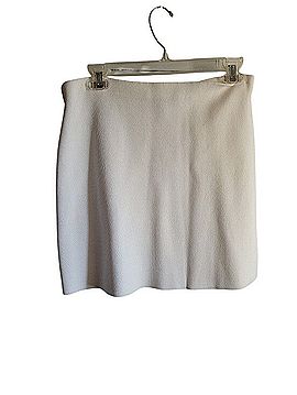 Zara Classic White A-Line Skirt Casual Skirt (view 2)