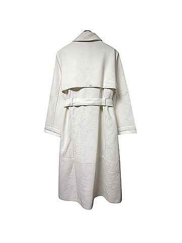 Banana Republic Linen Delave Trench Coat Trenchcoat (view 2)