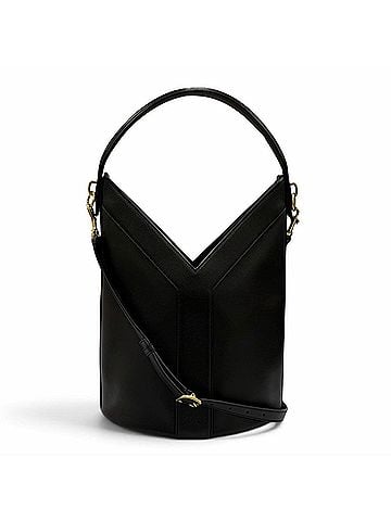 Saint Laurent SAINT LAURENT 840891 Leather Y-Top Handle 2-Way Handbag/Shoulder Bag, Black, Made in Italy, Women's, with Dust Bag (view 1)