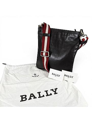 Bally BALLY TAISTINO Calf Leather Trainspotting Shoulder Bag, Dark Brown, Swiss Made, Men's, with Dust Bag (view 2)