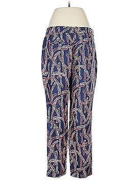 J.Crew Collection Abstract Coral Silk Pleated Tapered Leg J.Crew Collection Silk Pants (view 2)