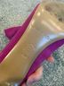 Via Spiga Fuchsia Suede Pointed Toe Pumps Heels - photo 5