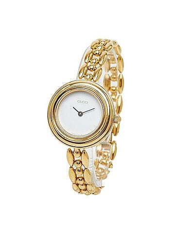 Gucci Gucci Change Bezel Watch 11 12.2 Quartz White Dial Plated Women's GUCCI (view 2)