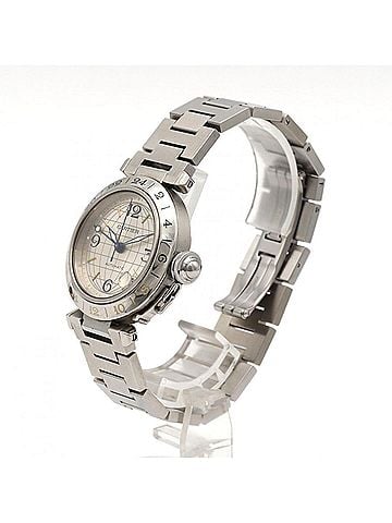 Cartier Cartier Pasha C GMT W31029M7 Stainless Steel Automatic Watch (view 2)