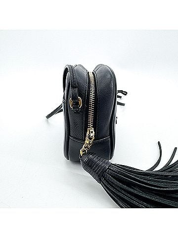 Saint Laurent Classic Monogram Blogger Leather Black Leather Crossbody Bag Bag (view 2)