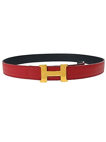 Hermès Constance Reversible Belt Leather Red Leather Belts Accessory (view 1)