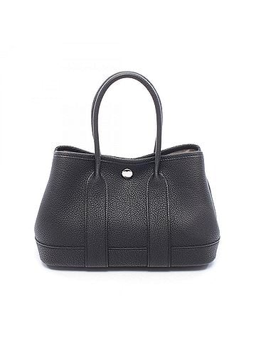 Hermès Hermes Neo Garden 23 Handbag, Negonda Leather, Women's, Black (view 1)