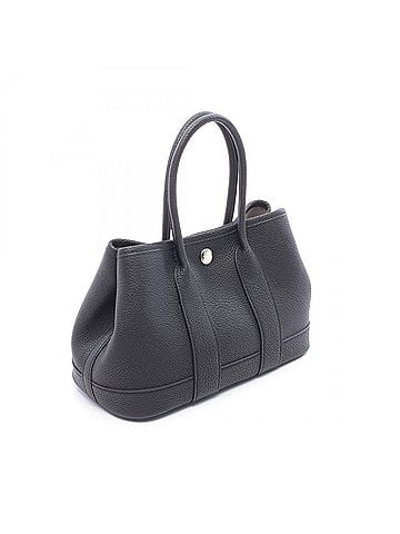 Hermès Hermes Neo Garden 23 Handbag, Negonda Leather, Women's, Black (view 2)