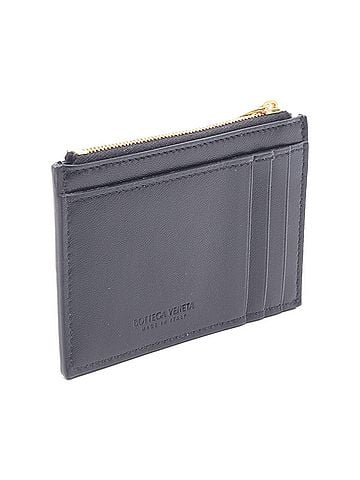 Bottega Veneta Bottega Veneta Cassette Wallet/Coin Purse, Leather, Women's, Black, 765460VCQC48425 (view 2)