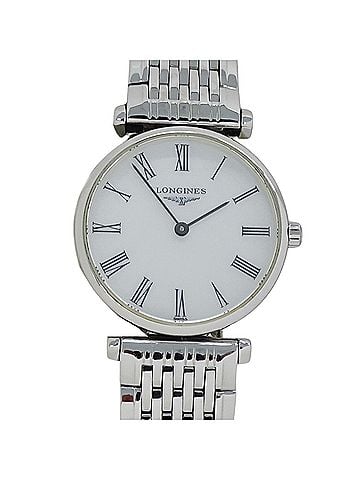 Longines Longines Grand Classic L4.209.4 Women's Watch, Brand Name, Shell Case, Quartz Movement, Stainless Steel (SS), Silver (view 2)