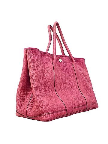 Hermès Hermes Garden PM Tote Bag, Negonda Leather, Rosewood, ?O Stamp, Women's. (view 2)