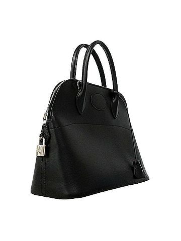 Hermès Hermes Bolide 31 handbag, Box Calf leather, Black, ?F stamp, 2-way bag for women (view 2)