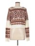 Lovers + Friends Print Brown Lovers + Friends Pullover Sweater Size M - photo 1
