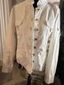 Jordache 100% Organic Cotton White Ivory Jacket Size 15 - photo 9
