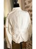 Jordache 100% Organic Cotton White Ivory Jacket Size 15 - photo 11