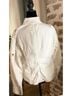 Jordache 100% Organic Cotton White Ivory Jacket Size 15 - photo 12