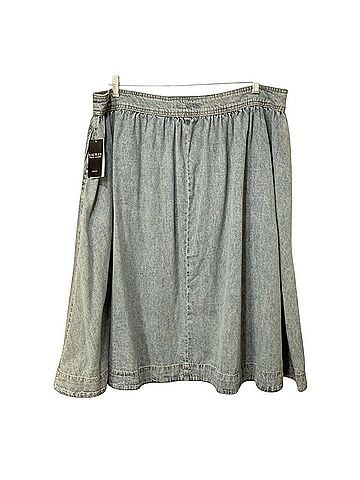 Lauren by Ralph Lauren Denim Skirt (view 2)
