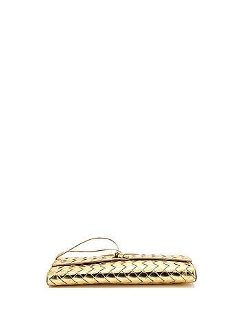 Bottega Veneta Andiamo Top Handle Clutch Intrecciato Nappa Long (view 2)