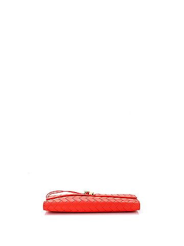 Bottega Veneta Andiamo Top Handle Clutch Intrecciato Nappa Long (view 2)