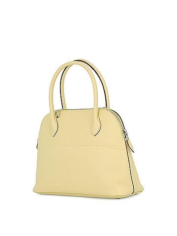 Hermès Hermes Bolide 27 handbag, Jaune Poussin, Epsom leather, T stamp, HERMES 2-way, Bolide, women's, (view 2)