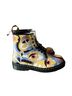 Dr. Martens Floral Multi Color Boots Size 10 - photo 1