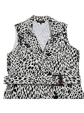 Lafayette 148 New York Belted Leopard Print Shift Dress Casual Dress (view 2)