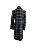 Banana Republic 100% Wool 50% Nylon 50% Acetate 100% Gauze Checkered-gingham Black White Coat Size S - photo 2