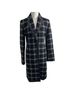 Banana Republic 100% Wool 50% Nylon 50% Acetate 100% Gauze Checkered-gingham Black White Coat Size S - photo 1