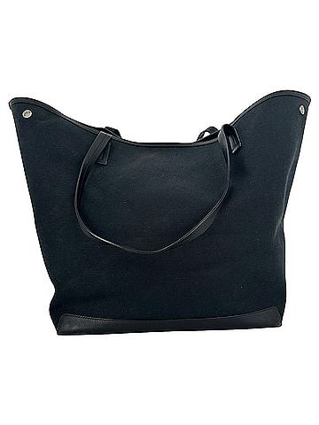 The Row The Row Park Tote Three Canvas Tote Bag in Black Nylon Canvas (view 1)
