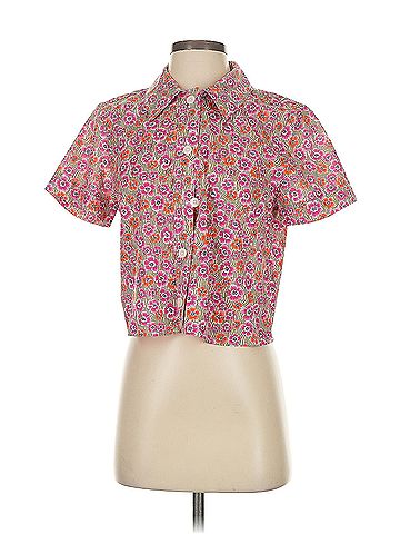Liberty Art Fabrics for J.Crew Liberty Art Fabrics For J.Crew Short Sleeve Blouse (view 1)