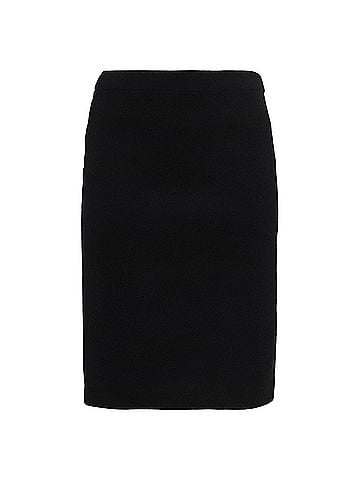 Giorgio Armani Giorgio Armani Pencil Skirt in Black Wool (view 1)