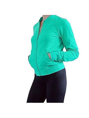 Lululemon Athletica Om Me Home Jacket Long Sleeve Top (view 2)