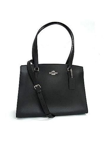 Coach COACH Tatum Carryall Handbag C4078 Black Leather Women's Shoulder Bag Tote (view 1)