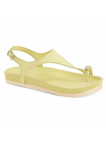 Andrea Women's Sling-Back Comfort Sandals in Yellow (view 1)