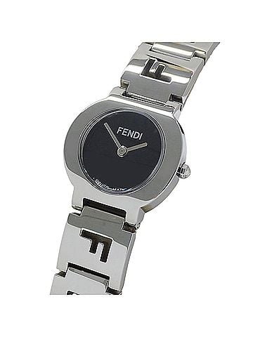 Fendi Fendi women's watch, brand name, Orologi, quartz, stainless steel (SS 3050L), silver and black. (view 1)
