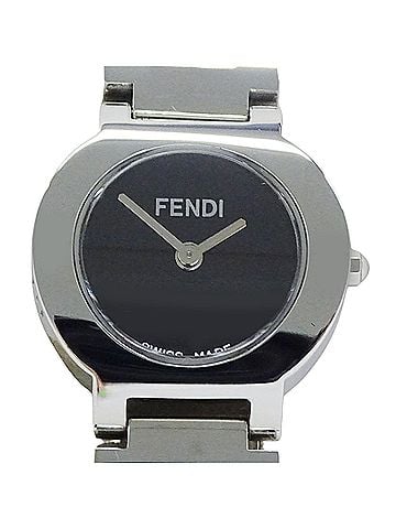 Fendi Fendi women's watch, brand name, Orologi, quartz, stainless steel (SS 3050L), silver and black. (view 2)