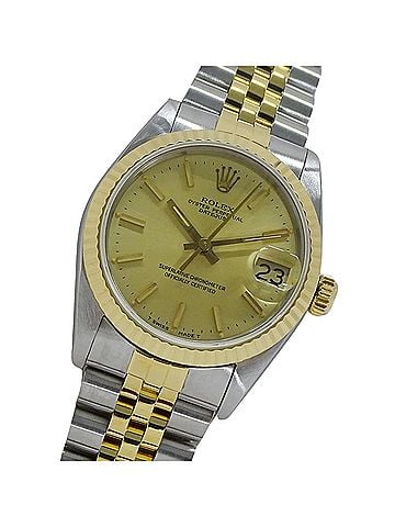 Rolex Rolex Datejust 68273 (serial number 95 series) - Boys' size watch, automatic winding, stainless steel (SS) and yellow gold (YG) combination. (view 1)