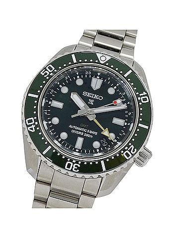 Seiko Seiko Prospex 6R54-00D0 SBEJ009 Men's Watch, Brand Name, GMT, Date, Automatic, Stainless Steel (SS), Silver &amp; Green (view 1)