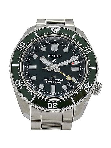 Seiko Seiko Prospex 6R54-00D0 SBEJ009 Men's Watch, Brand Name, GMT, Date, Automatic, Stainless Steel (SS), Silver &amp; Green (view 2)