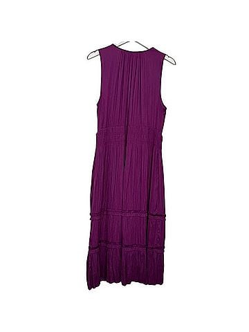 White House Black Market WHBM Smocked Tiered Maxi Dress Casual Dress (view 2)