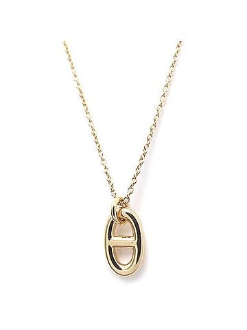 Hermès HERMES Farandole Chaine d'Ancre PM Necklace 18KPG Women's H108615B 296021 (view 2)