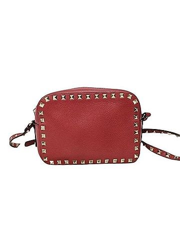 Valentino Garavani Valentino Garavani Shoulder Bag Rockstud Small Camera PW2B0809VSF Red Leather Women's (view 1)