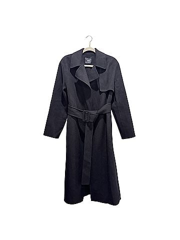 Theory Long Wrap Trench Wool Coat (view 1)