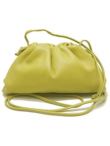 Bottega Veneta BOTTEGA VENETA Mini The Pouch Shoulder 585852VCP403520 Bag Lambskin KIWI Women's 254298 (view 1)