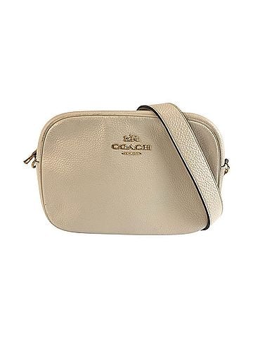Coach COACH CA207 White Cream Leather Shoulder Bag Messenger for Women (view 1)