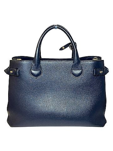 Burberry Burberry Banner Medium Handbag, Leather &amp; Canvas, 4023696 (view 2)